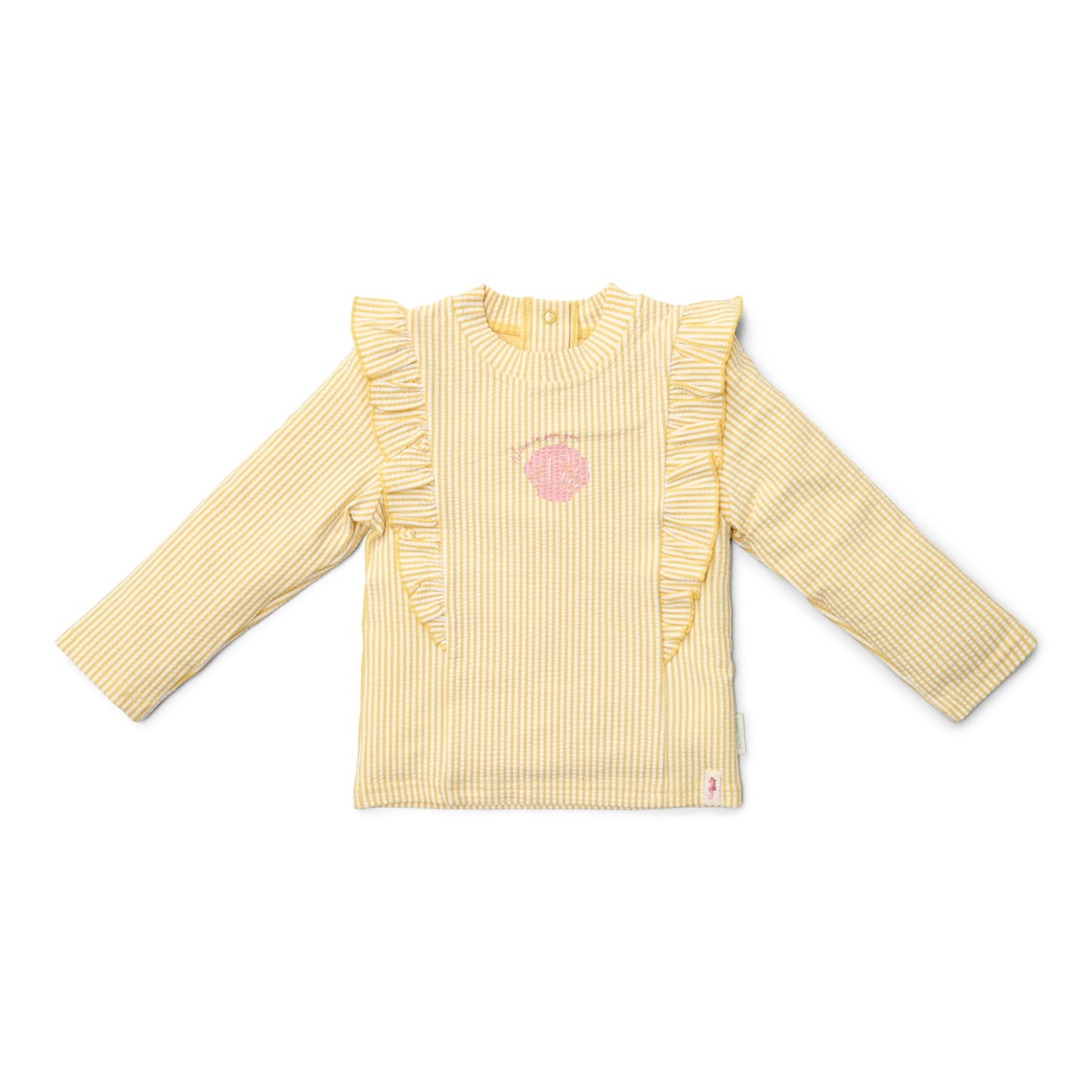 LITTLE DUTCH. Μπλουζάκι μακρυμάνικο με προστασία UV Ocean Treasures Yellow