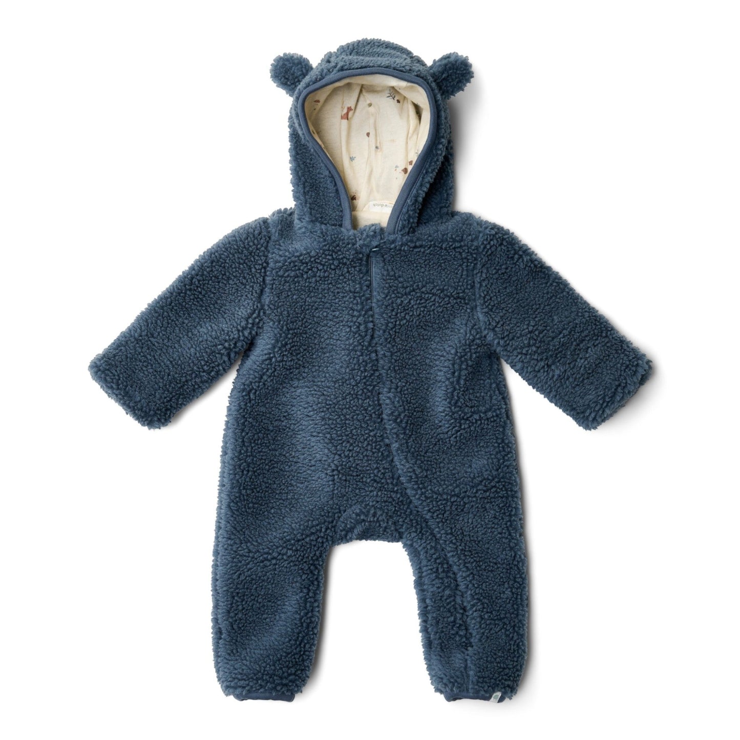 LITTLE DUTCH. Ολόσωμο φορμάκι εξόδου teddy Stone Blue