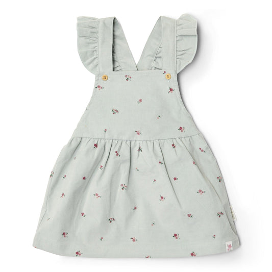 LITTLE DUTCH. Φορεματάκι αμάνικο Fairy Green Flower