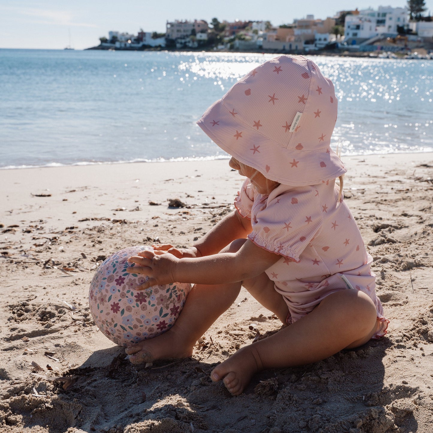 LITTLE DUTCH. Μπλουζάκι κοντομάνικο με προστασία UV Dreamy Seashells