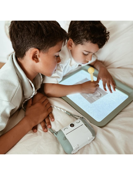 KIDYWOLF: Tablet ζωγραφικής με φως, 2 όψεων με οθόνη LΕD & μαυροπίνακα