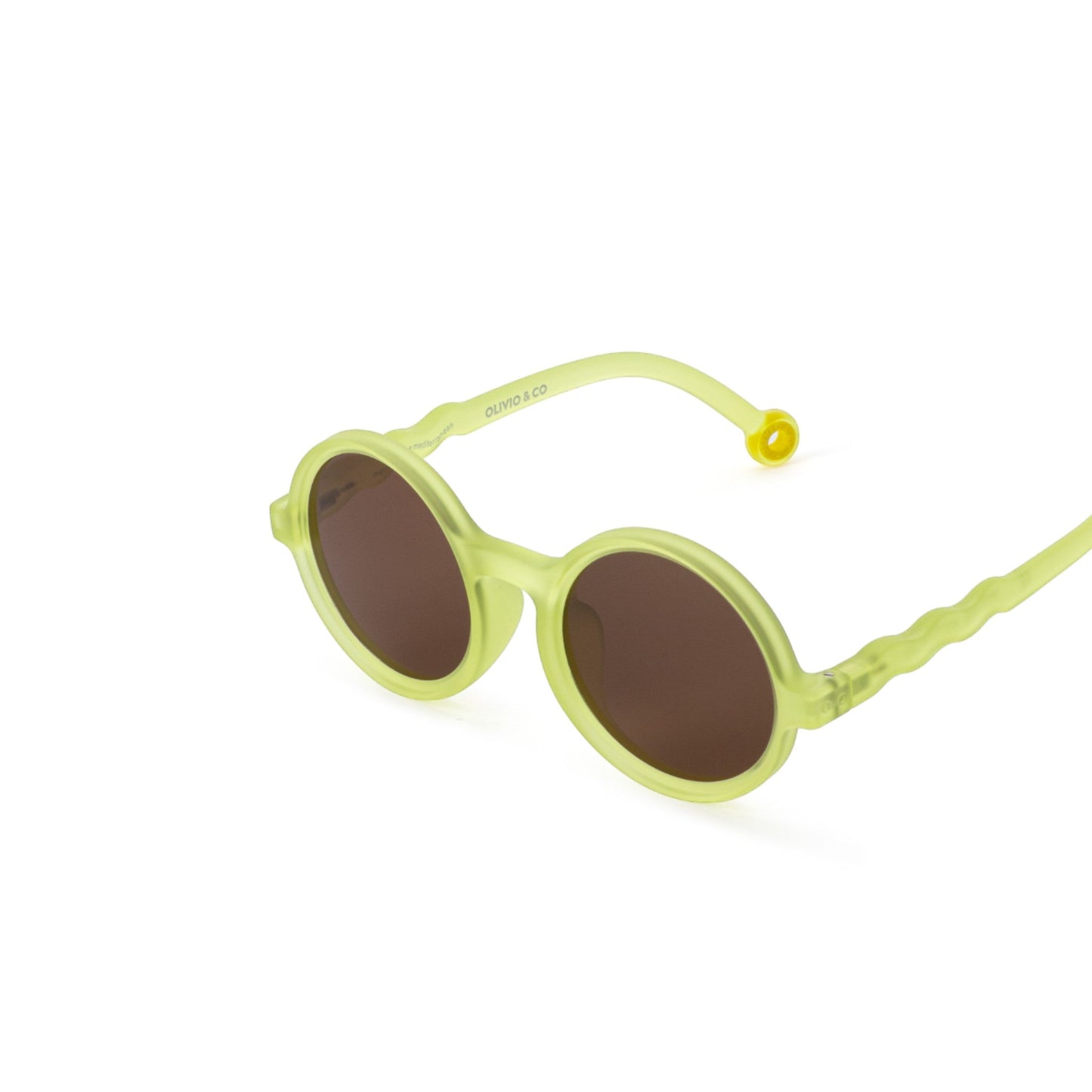 OLIVIO & CO. Παιδικά γυαλιά ηλίου στρογγυλά Citrus Garden-Lime Green 5-12 ετών