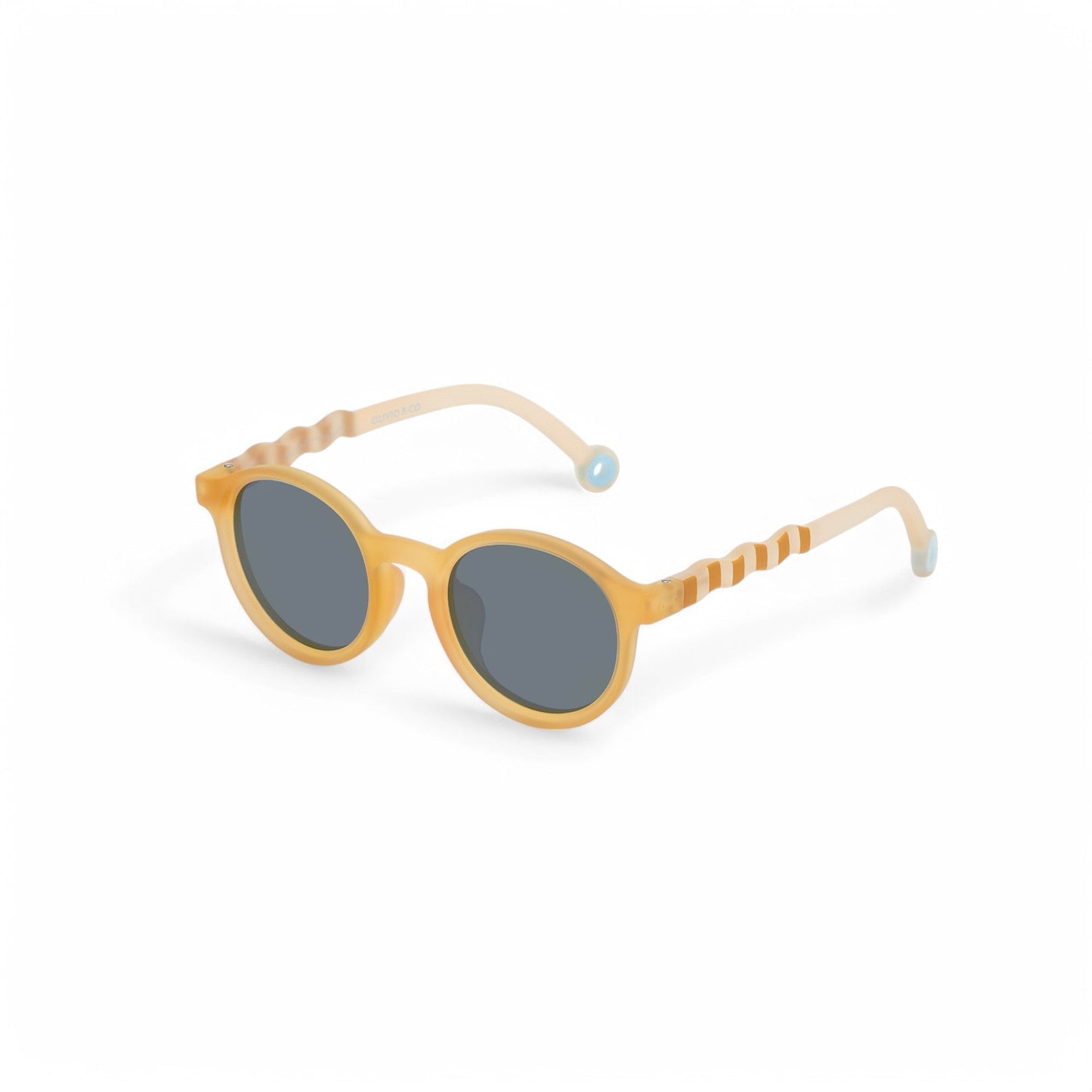 OLIVIO & CO. Παιδικά γυαλιά ηλίου οβάλ Seaside Stripes - Vacation Yellow 3-5 ετών