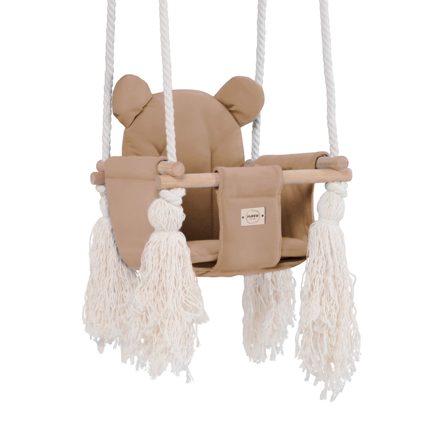 PLUSH NEST. Βρεφική κούνια Teddy Bear Velvet Beige