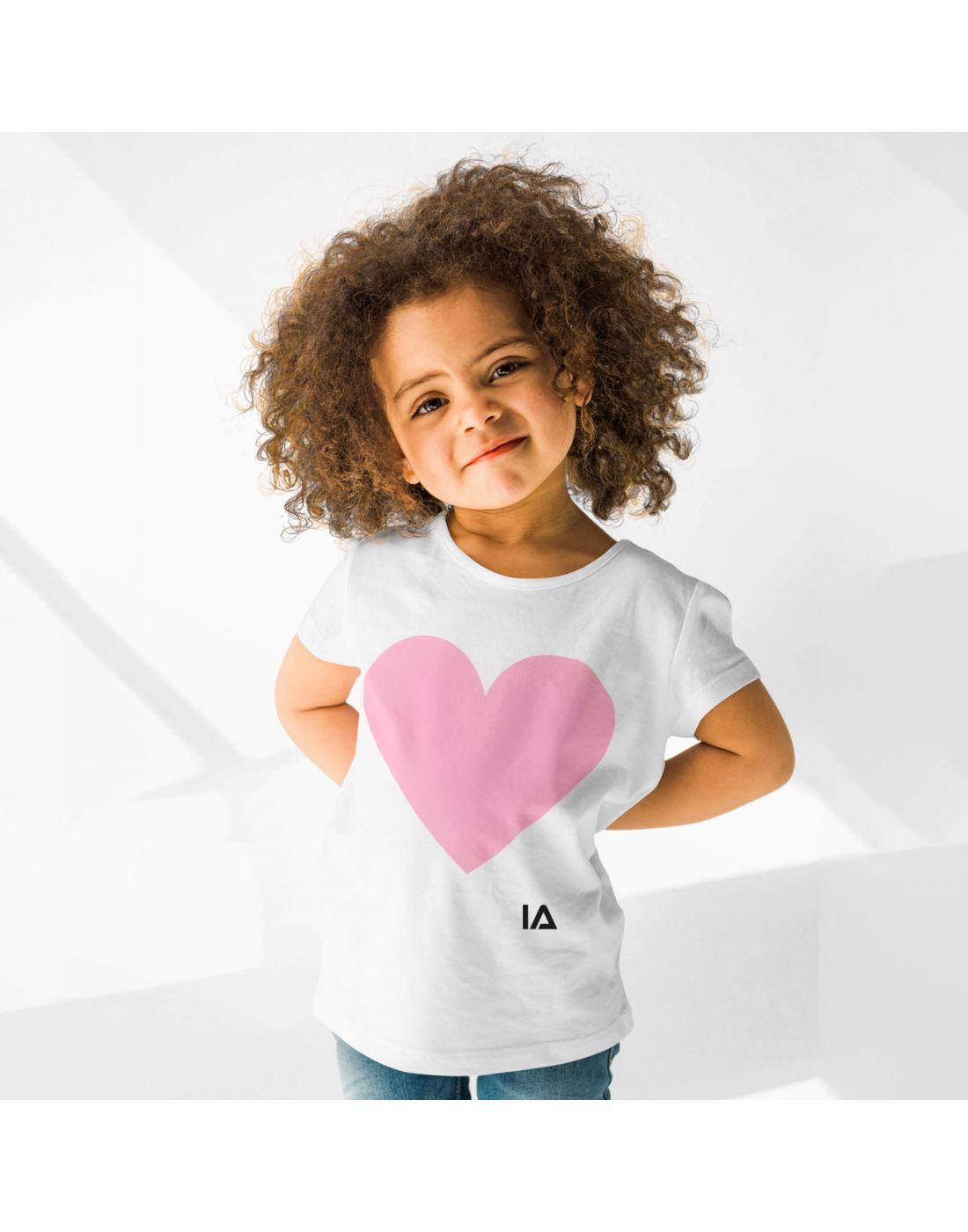 Illuminated Apparel.Παιδική Μπλούζα Interactive Glow Love Heart