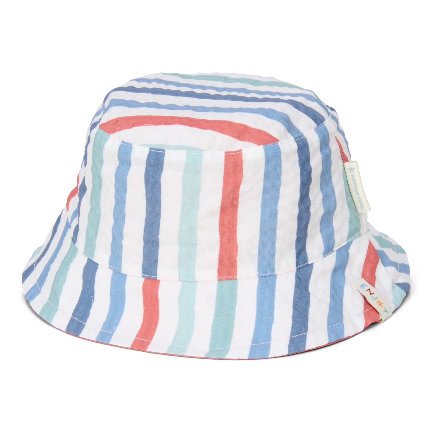 LITTLE DUTCH. Παιδικό καπέλο ήλιου διπλής όψης Stripes Multi-colour
