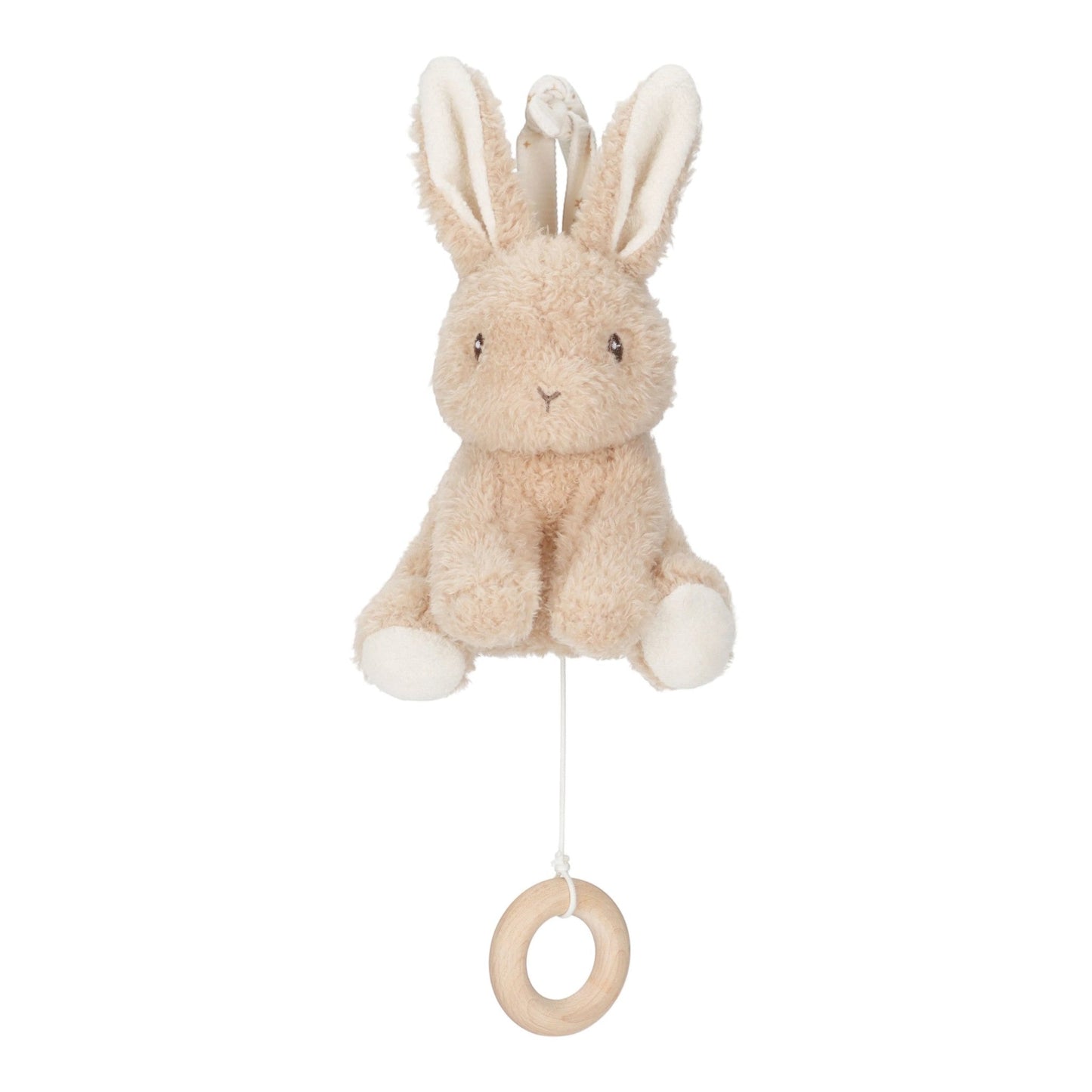 LITTLE DUTCH. Υφασμάτινο μουσικό κουνελάκι Baby Bunny GRS