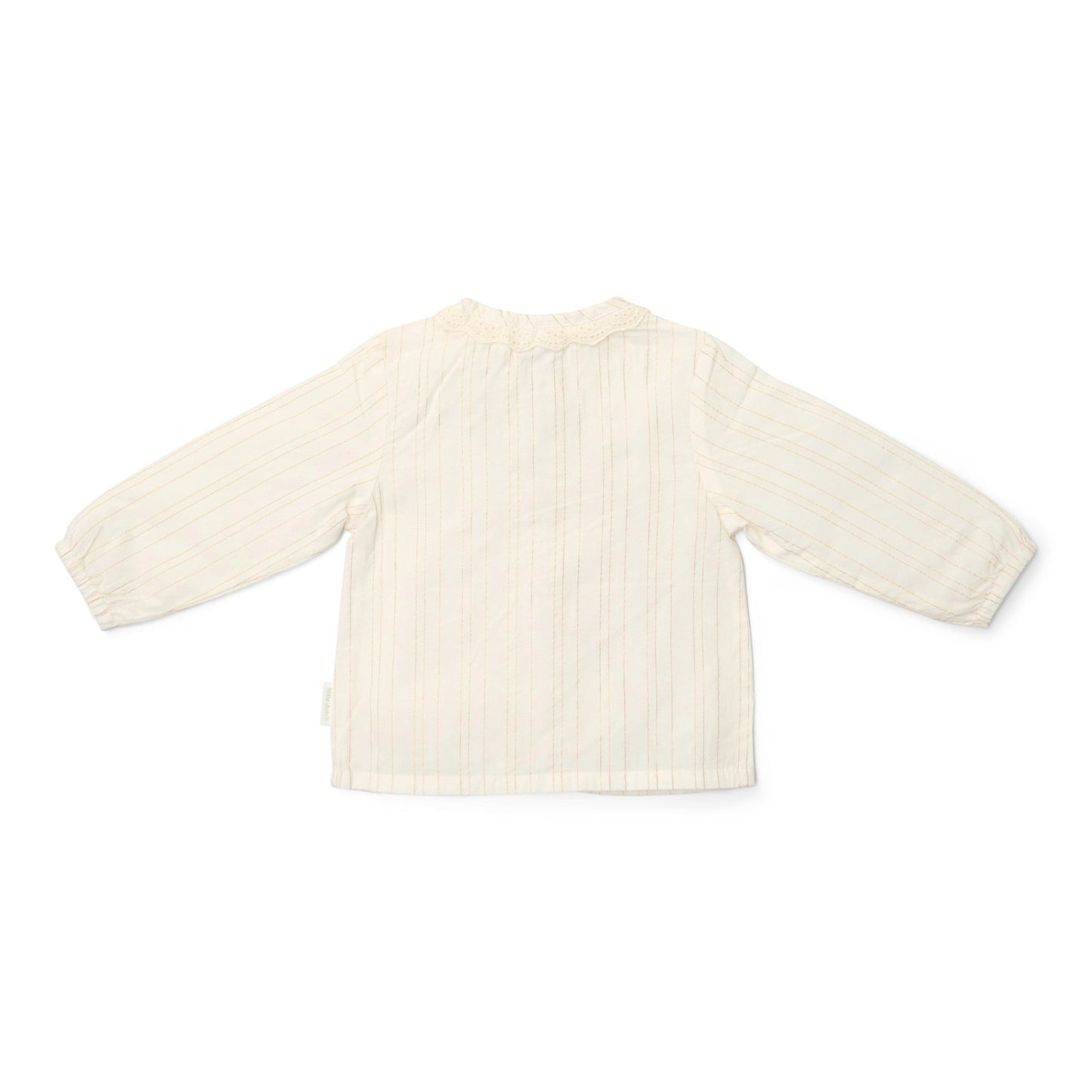 LITTLE DUTCH. Πουκάμισο μακρυμάνικο με βολάν Off White
