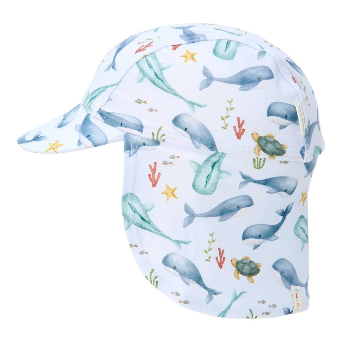 LITTLE DUTCH. Παιδικό καπέλο ήλιου Ocean Multi-colour