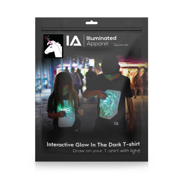Illuminated Apparel.Παιδική Μπλούζα Interactive Glow Love Heart Unicorn