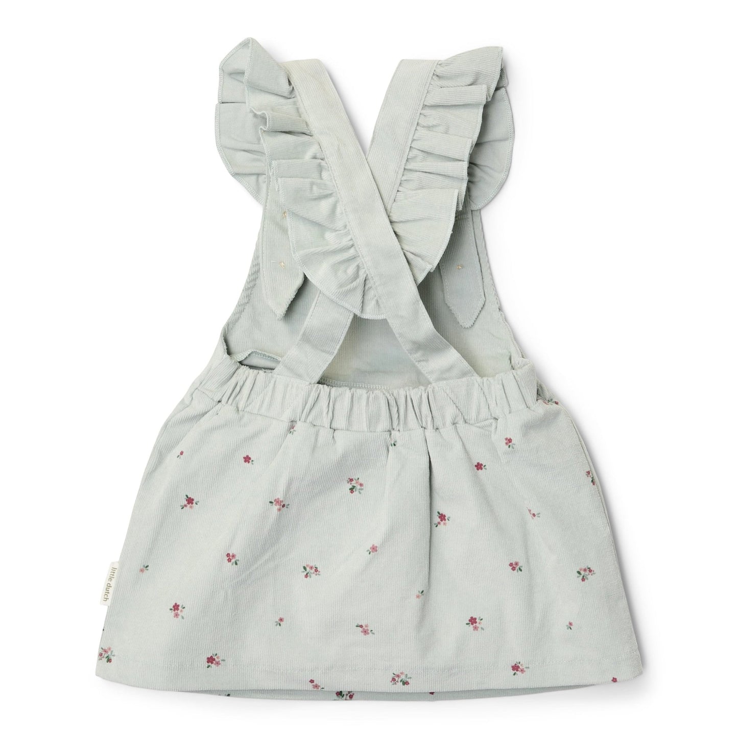 LITTLE DUTCH. Φορεματάκι αμάνικο Fairy Green Flower