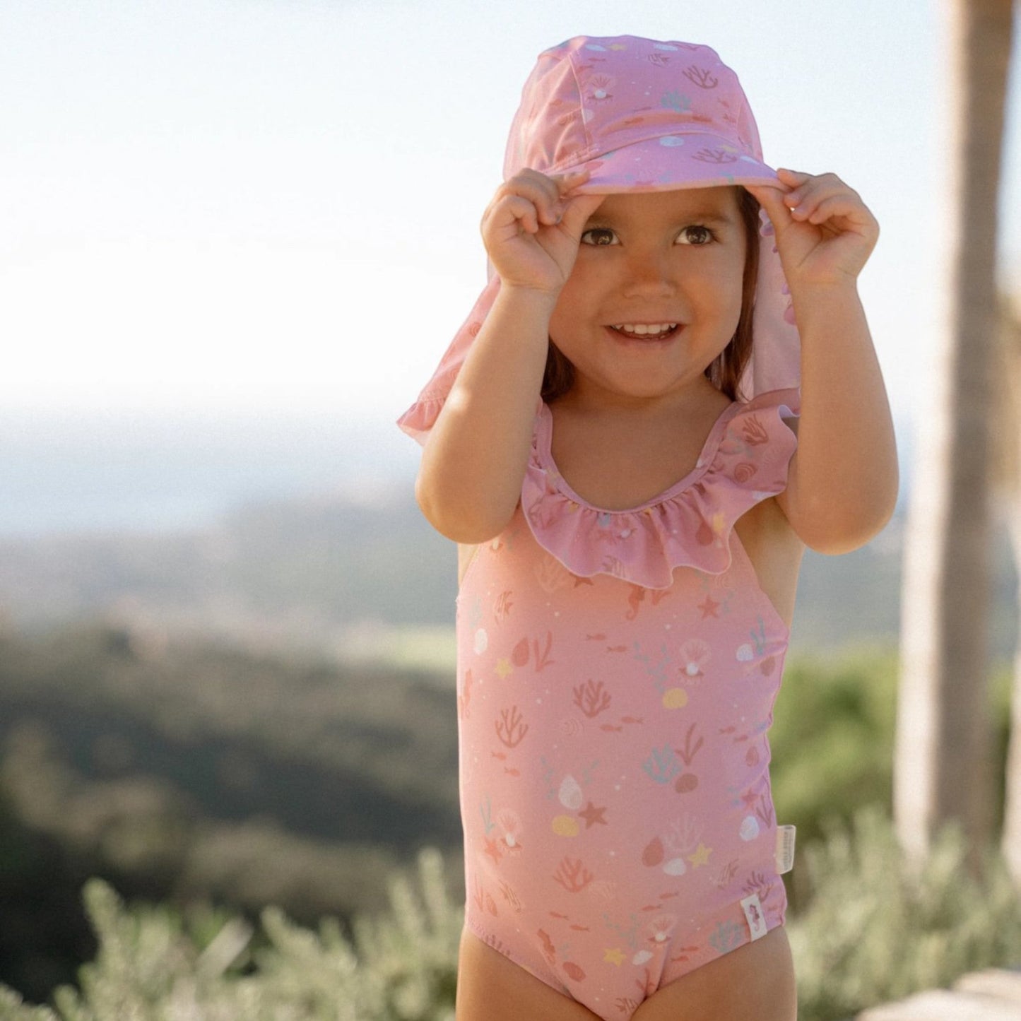 LITTLE DUTCH. Παιδικό καπέλο ήλιου Ocean Treasures Multi-colour