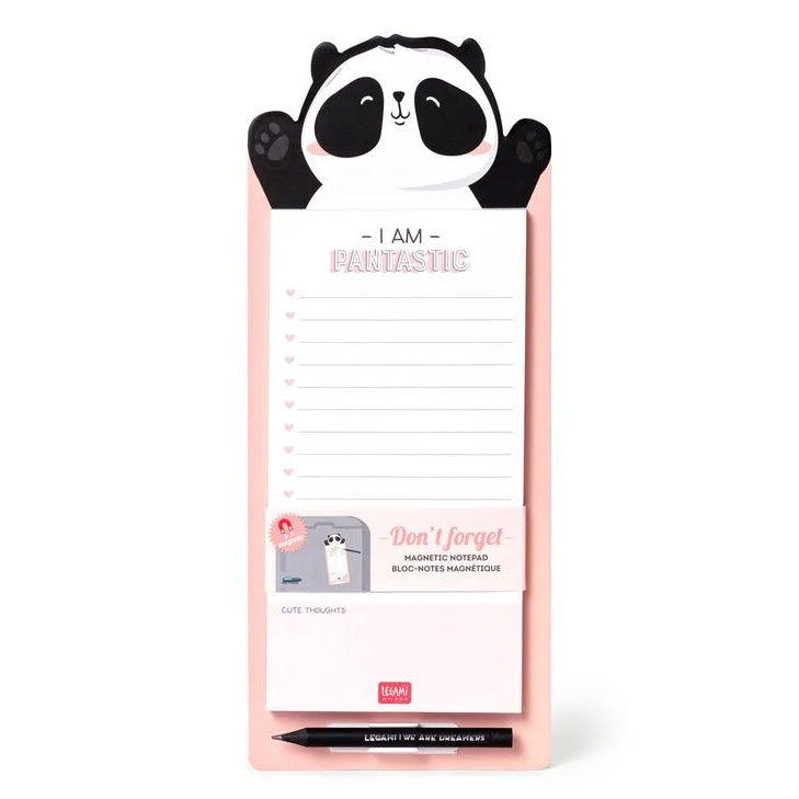 Legami Panda Magnetic Memo Cube - Don't Forget
