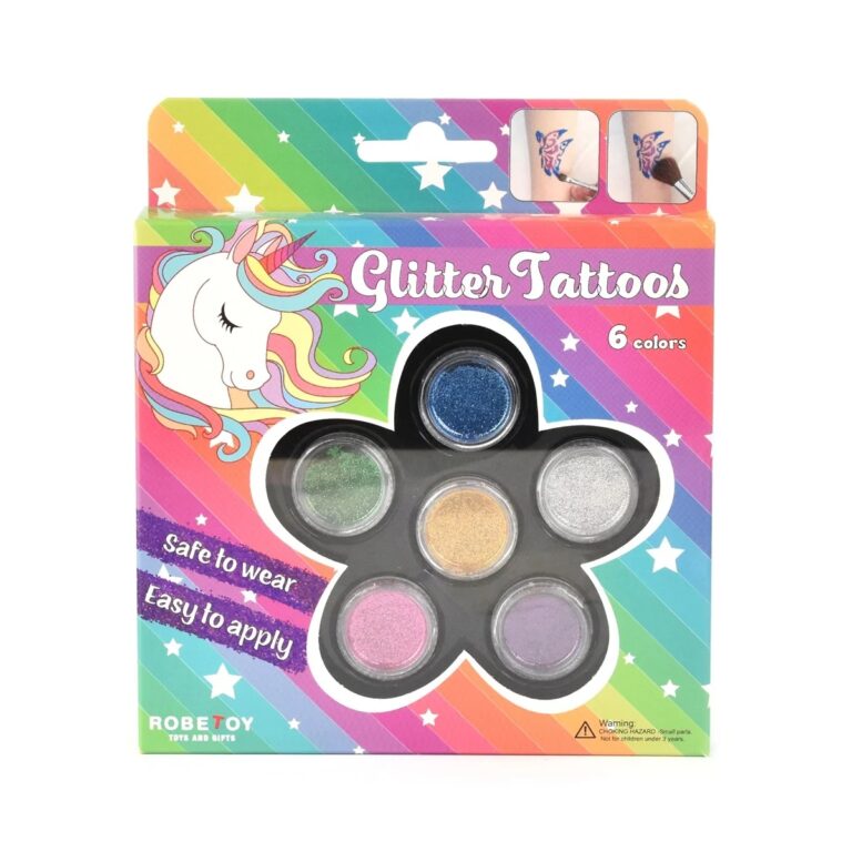 Den Goda Fen. Σετ Ταττου με γκλιτερ