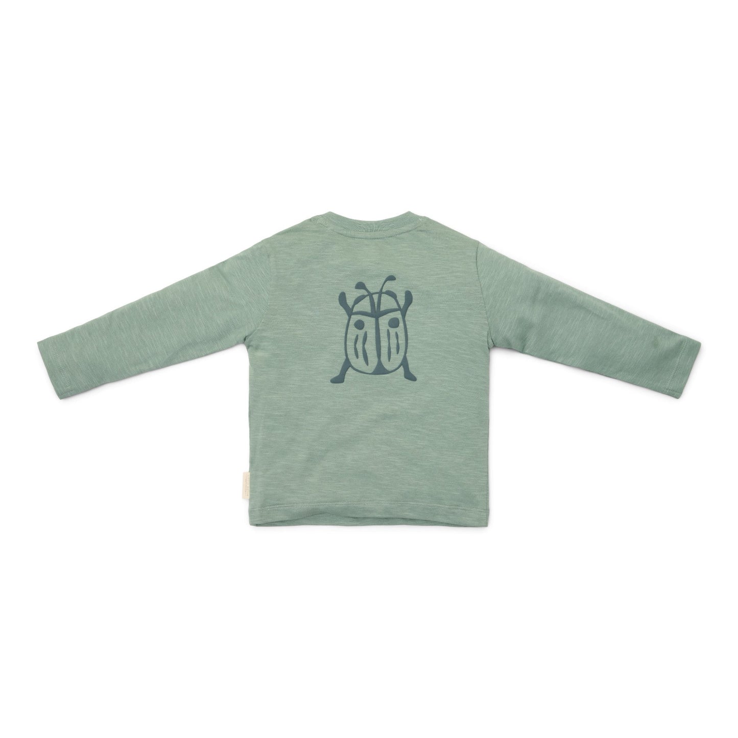 LITTLE DUTCH. Μπλουζάκι μακρυμάνικο με τσέπη Forest Green Stripe