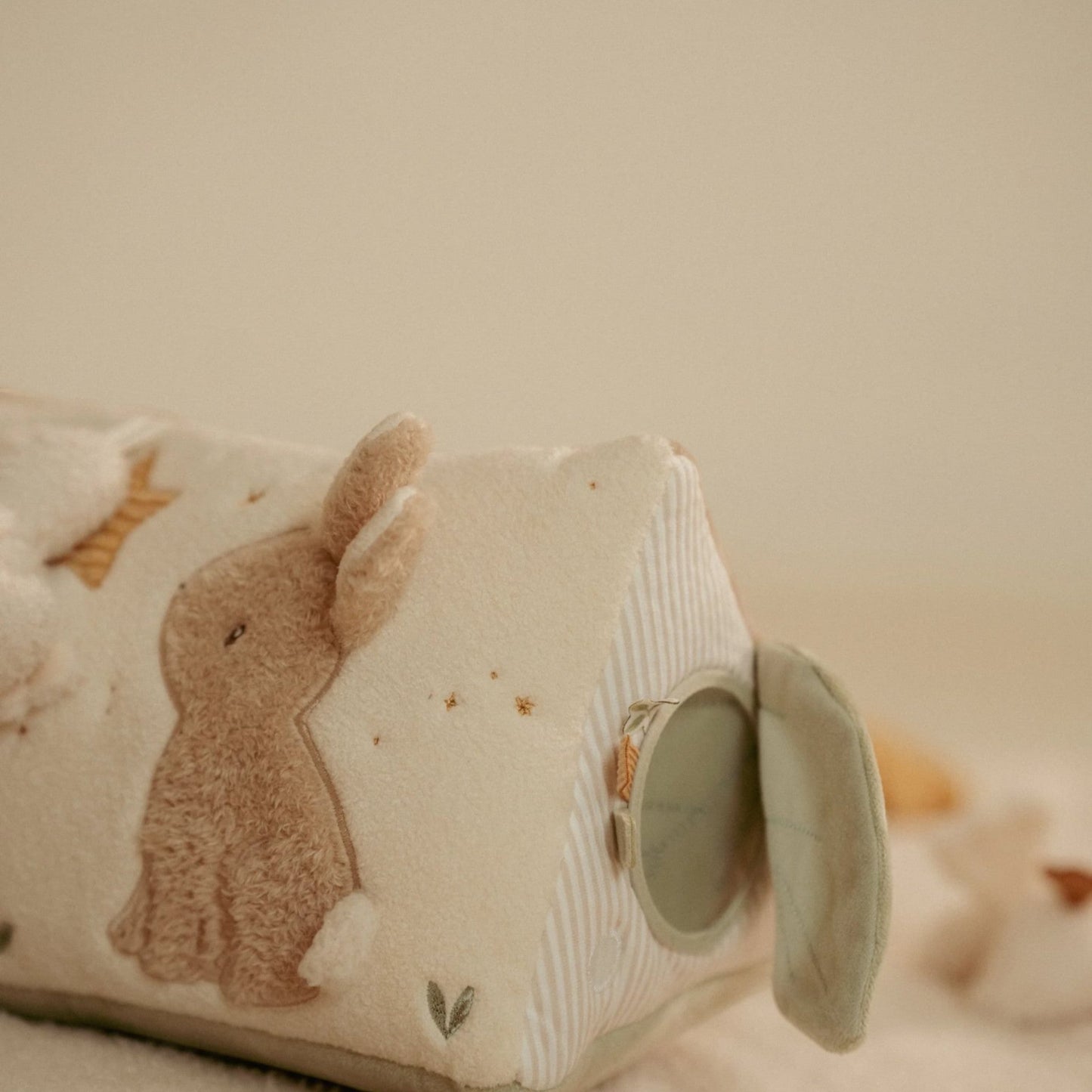 LITTLE DUTCH. Υφασμάτινο τρίγωνο δραστηριοτήτων Newborn Naturals GRS