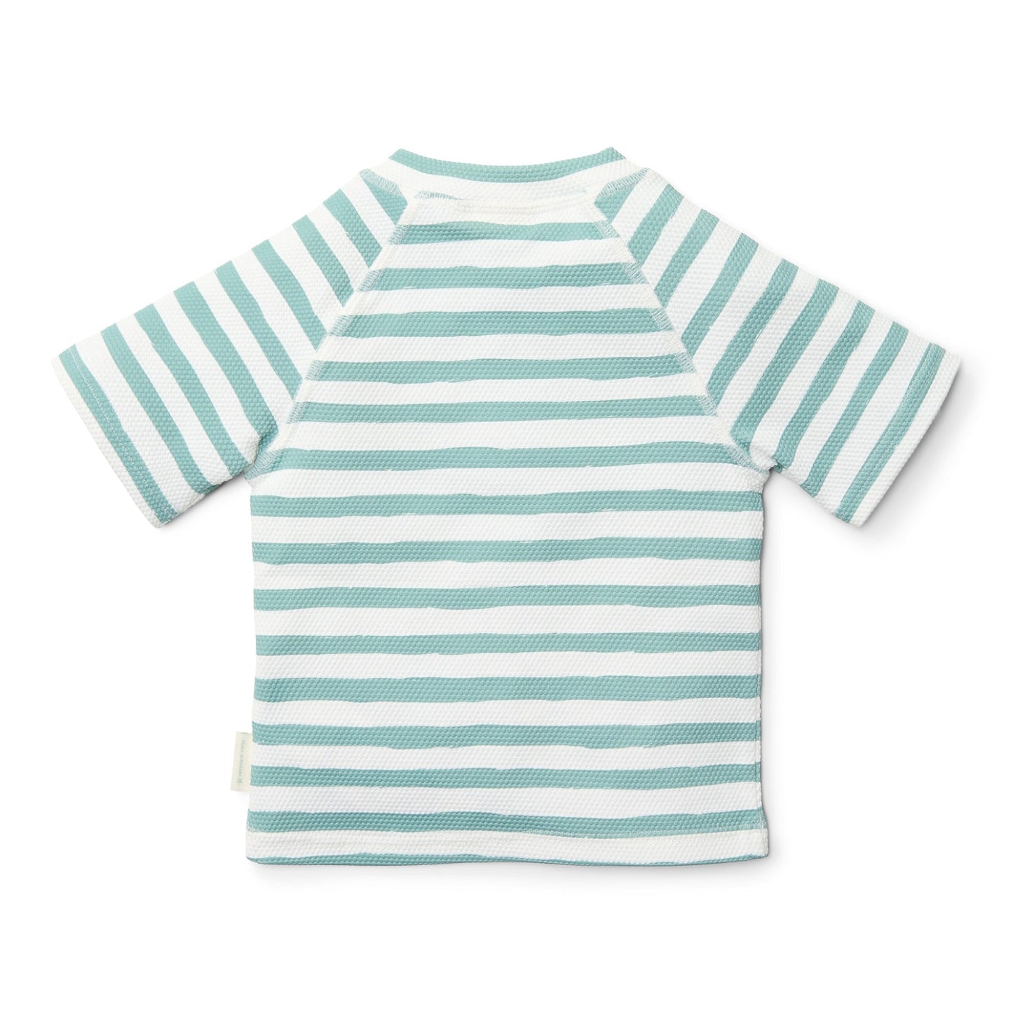 LITTLE DUTCH. Μπλουζάκι κοντομάνικο με προστασία UV Stripes Surf Blue