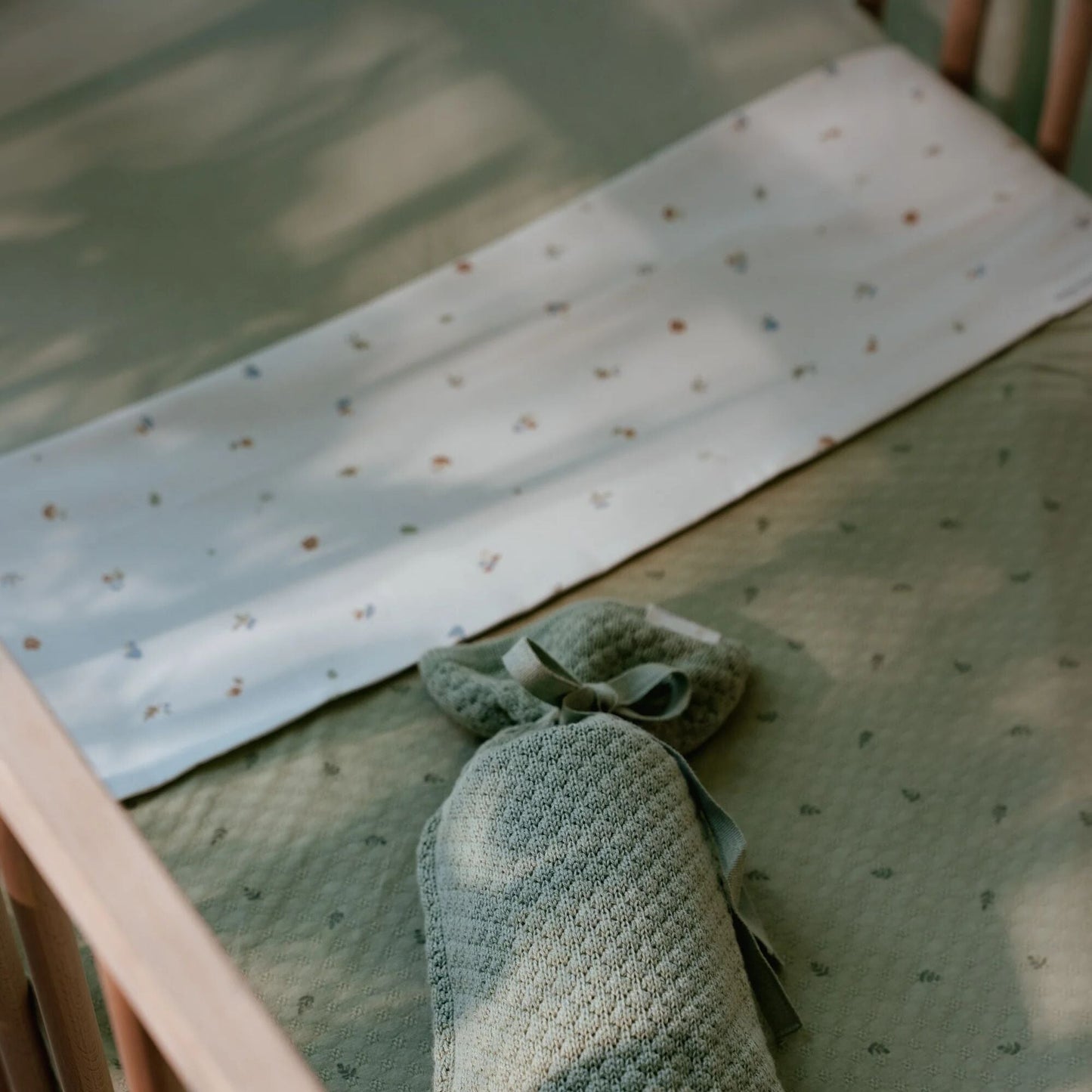 LITTLE DUTCH. Κουβέρτα καλοκαιρινή Pure Sage 110x140