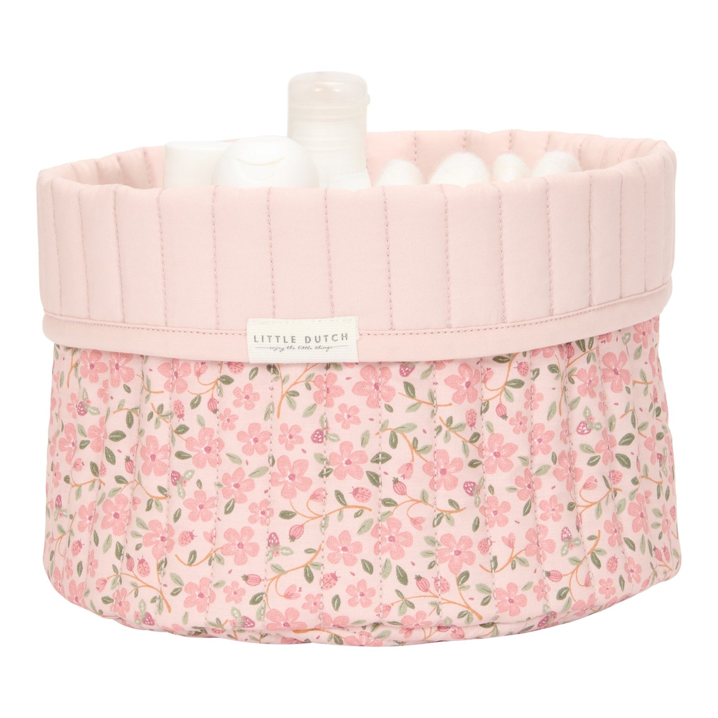 LITTLE DUTCH. Καλάθι αλλαξιέρας καπιτονέ Fairy Floral (δύο όψεων)