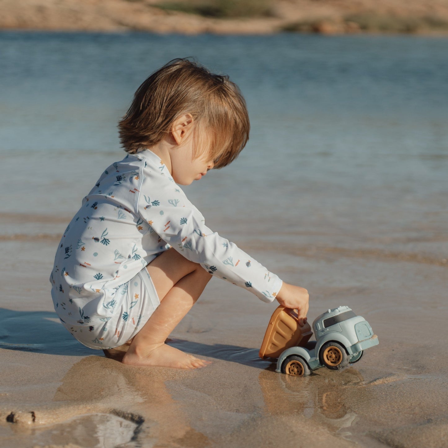 LITTLE DUTCH. Φορτηγάκι Ocean Dreams Μπλε 17 εκ.