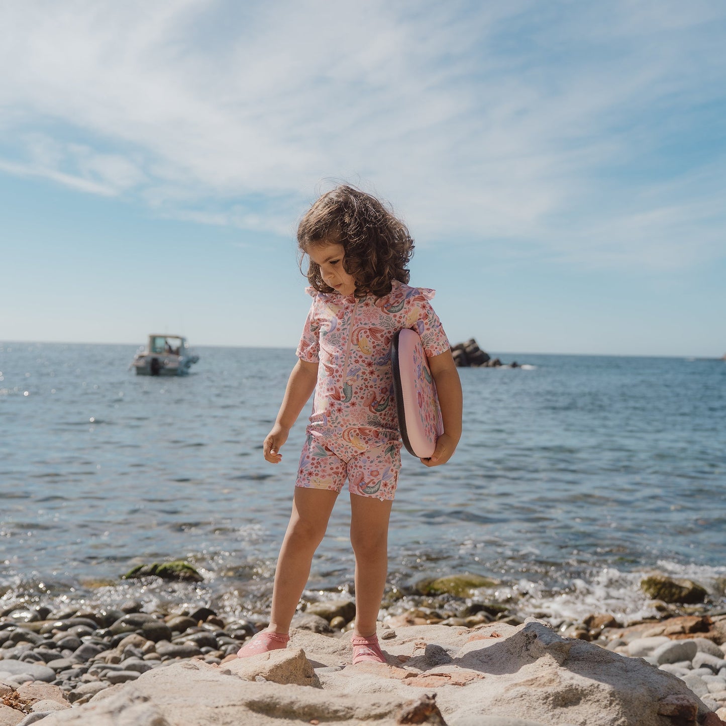 LITTLE DUTCH. Ολόσωμο κοντομάνικο μαγιό Dreamy Mermaid