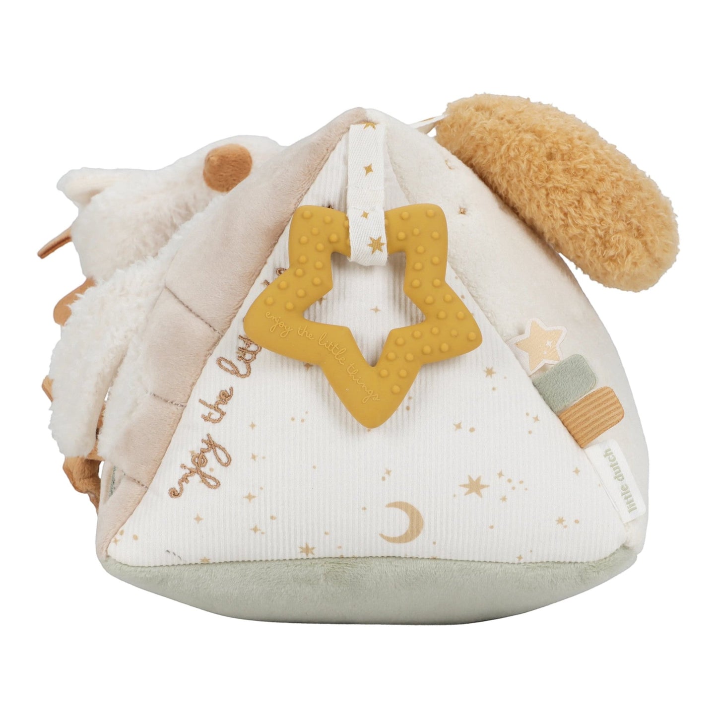 LITTLE DUTCH. Υφασμάτινο τρίγωνο δραστηριοτήτων Newborn Naturals GRS