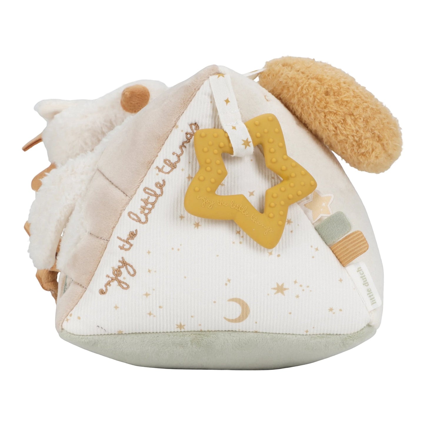 LITTLE DUTCH. Υφασμάτινο τρίγωνο δραστηριοτήτων Newborn Naturals GRS