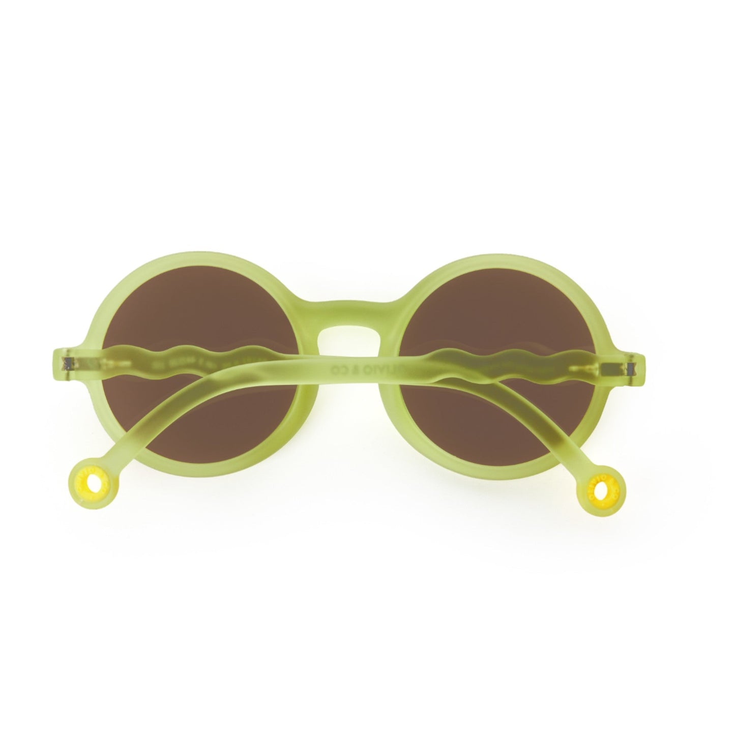 OLIVIO & CO. Παιδικά γυαλιά ηλίου στρογγυλά Citrus Garden-Lime Green 5-12 ετών