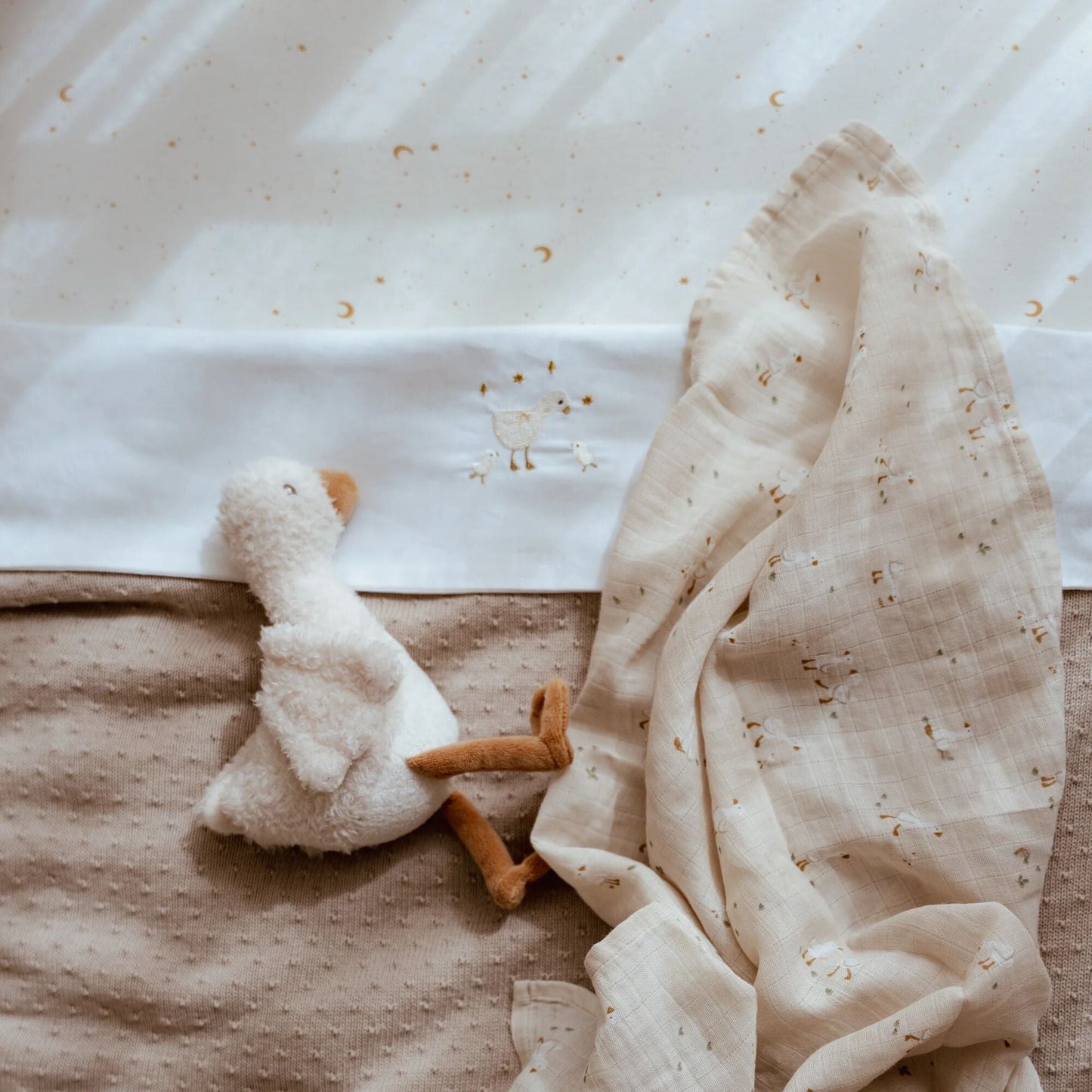 LITTLE DUTCH. Σεντόνι με λάστιχο Moon & Stars 70x140/150