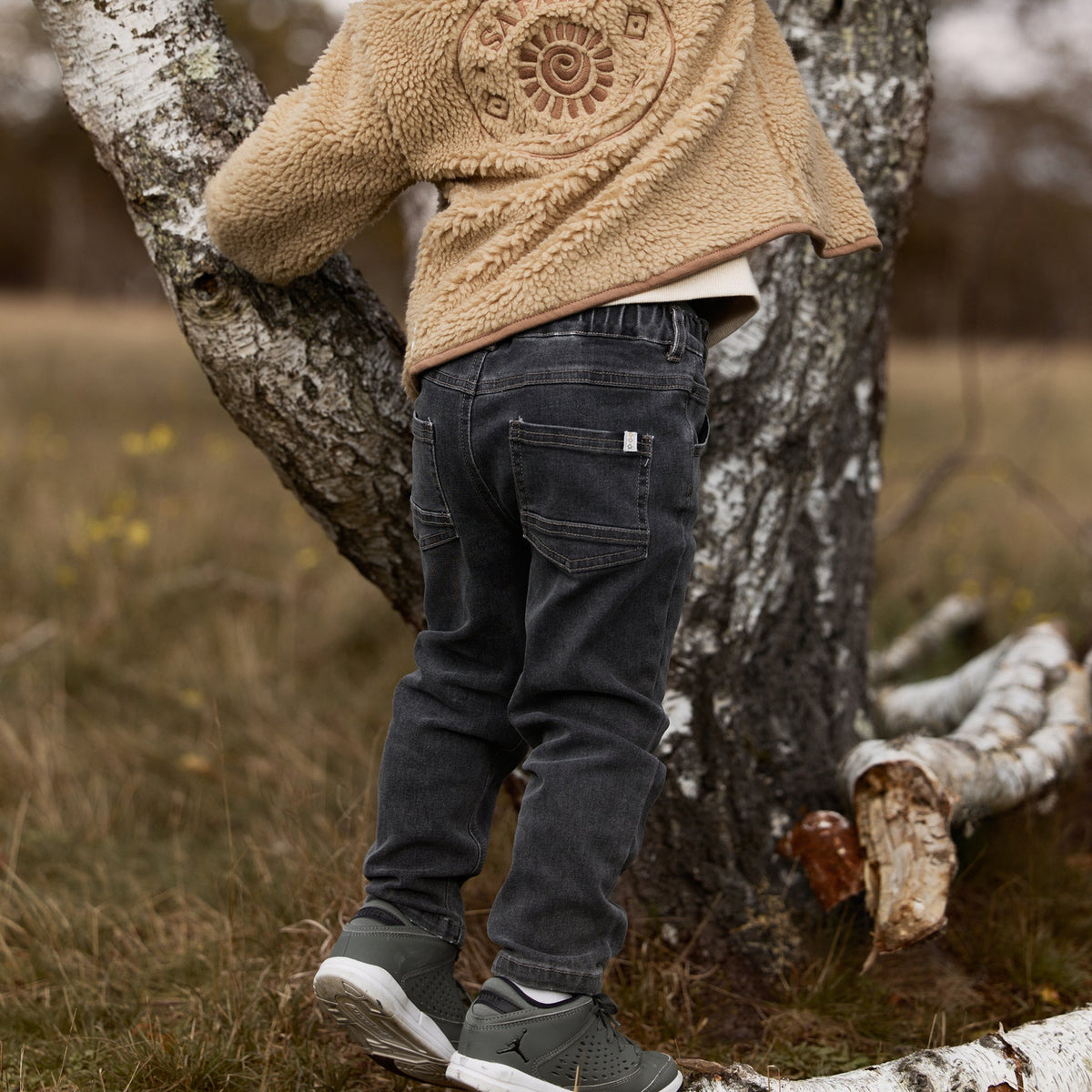 LITTLE DUTCH. Παντελονάκι Denim Grey