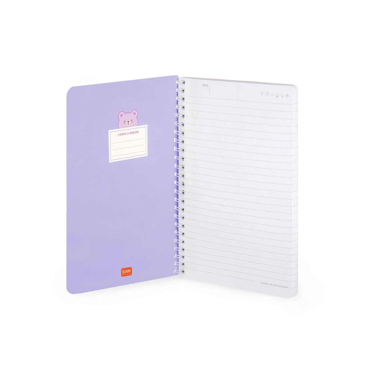 Legami. Spiral Notebook A5 TEDDY BEAR