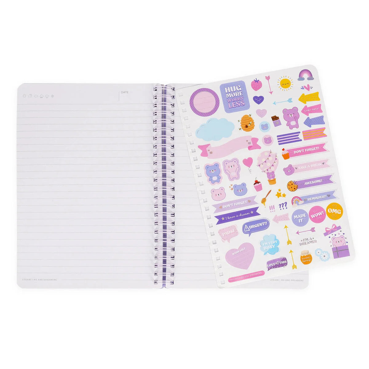 Legami. Spiral Notebook A5 TEDDY BEAR