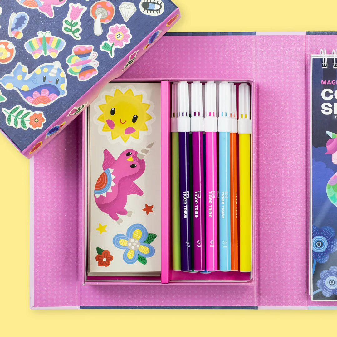 TIGER TRIBE. ΣΕΤ ΔΡΑΣΤΗΡΙΟΤΗΤΩΝ – Colouring Set Magical Creatures