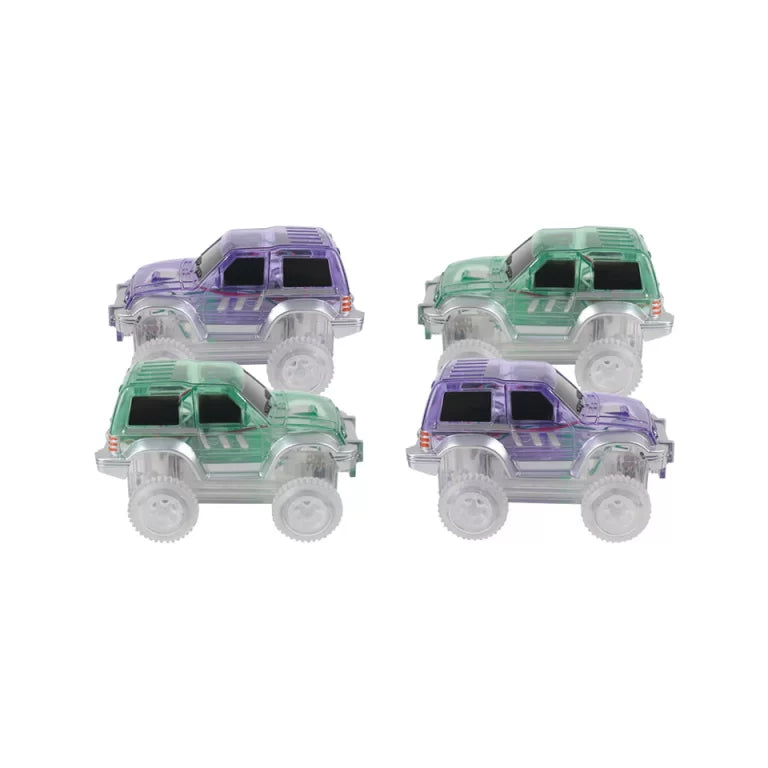 Cleverclixx. Race Track Car Pastel Green | 1 Piece