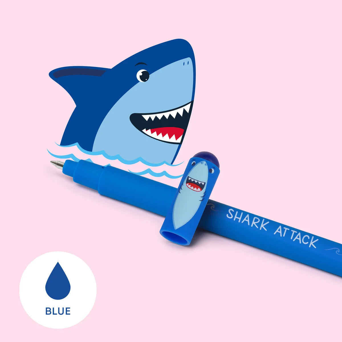 Legami "Shark Attack" Shark Erasable Gel Pen - Erasable Pen