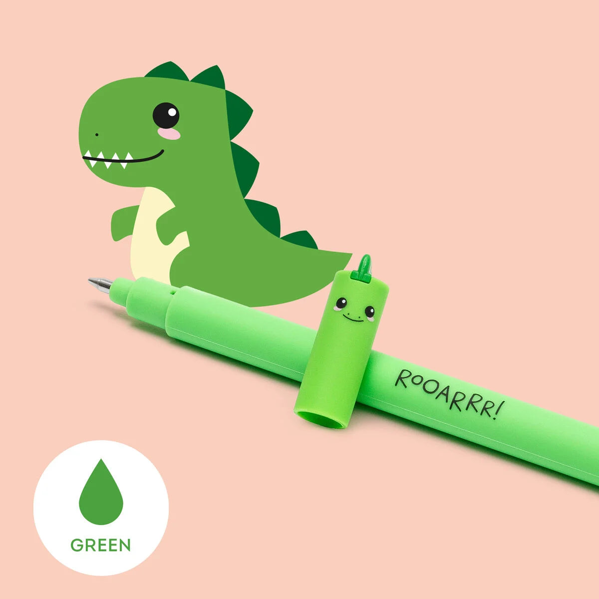 Legami "Rooarrr!" Dino Erasable Gel Pen - Erasable Pen
