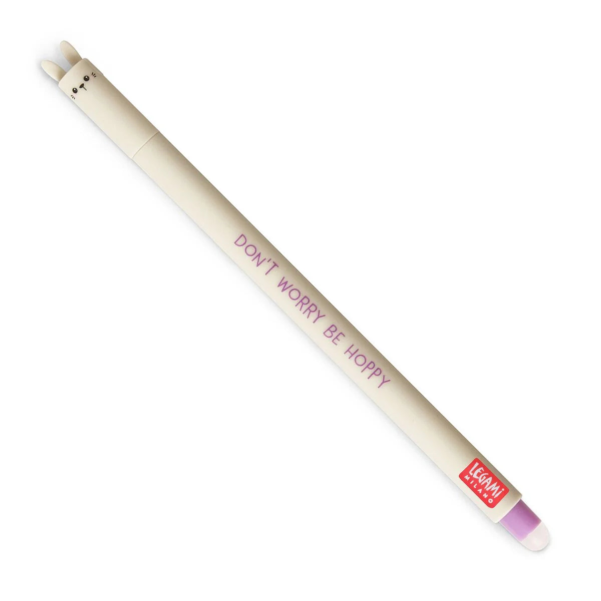 Legami "Don't Worry Be Hoppy" Bunny Erasable Gel Pen - Erasable Pen