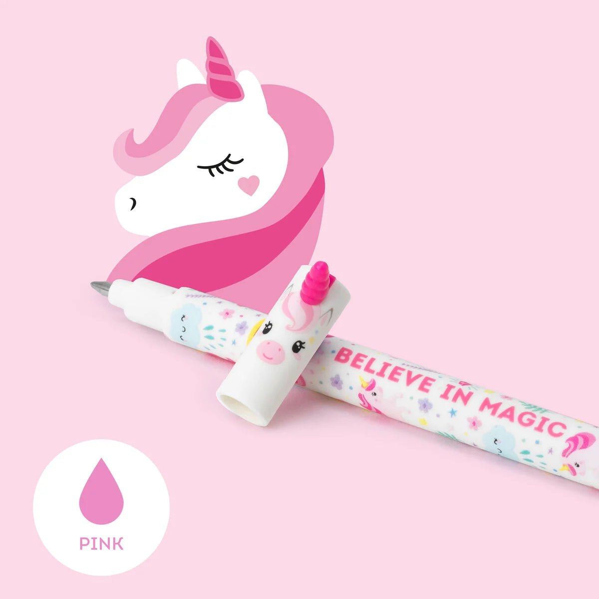 Legami "Believe In Magic" Unicorn Erasable Gel Pen - Erasable Pen