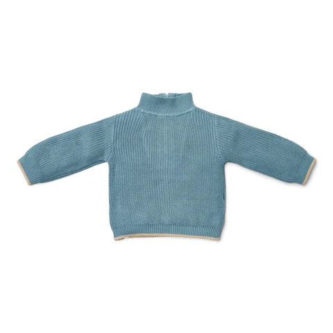 LITTLE DUTCH. Πλεκτό πουλόβερ Stone Blue