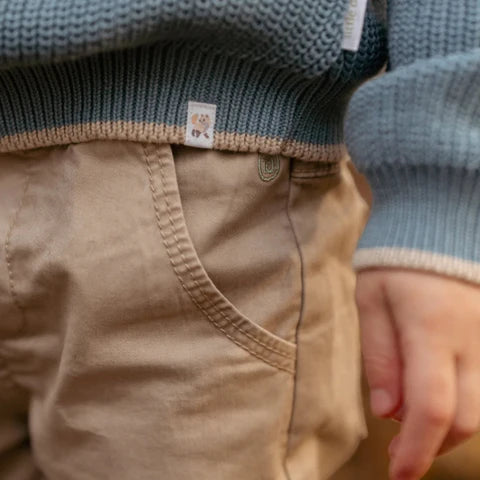 LITTLE DUTCH. Πλεκτό πουλόβερ Stone Blue