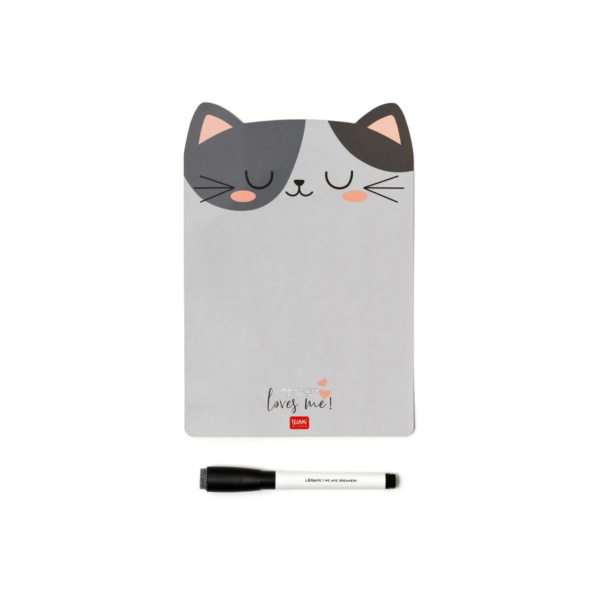 Legami Kitty Magnetic Whiteboard - Something To Remember