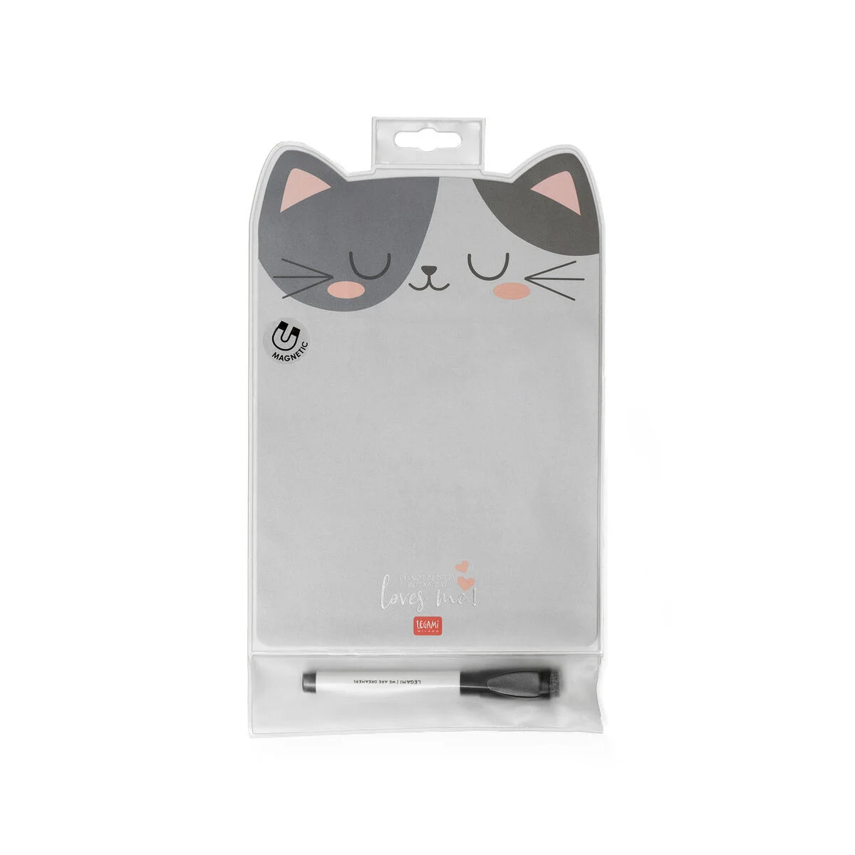 Legami Kitty Magnetic Whiteboard - Something To Remember