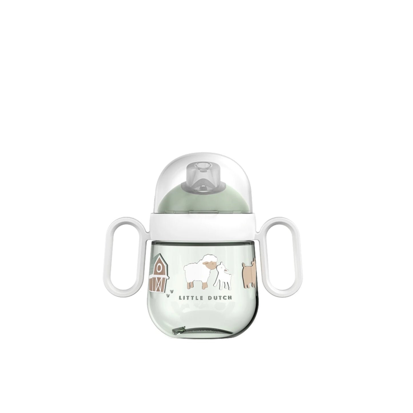 LITTLE DUTCH. Εκπαιδευτικό ποτηράκι με χειρολαβές Mio 200 ml - Little Farm