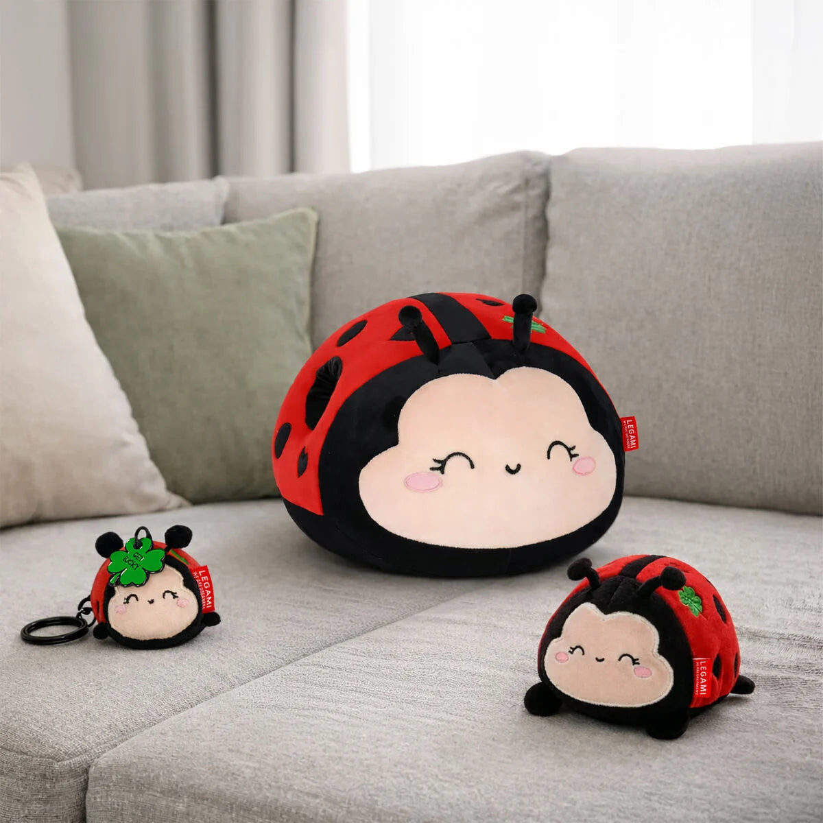Legami. Ladybug Stuffed Toy - Mini Super Soft!
