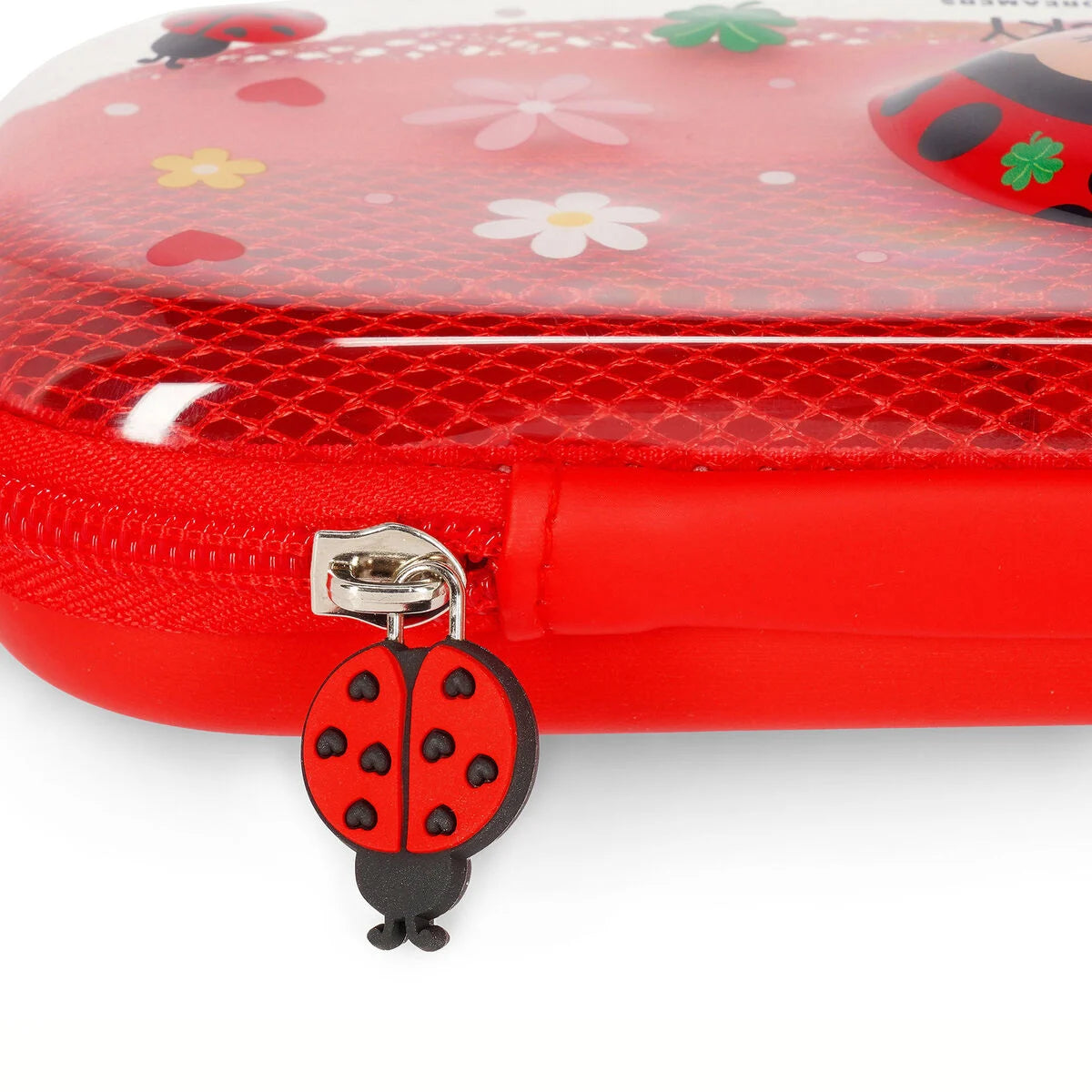 Legami. Ladybug Rigid Transparent Pencil Case - WonderWow