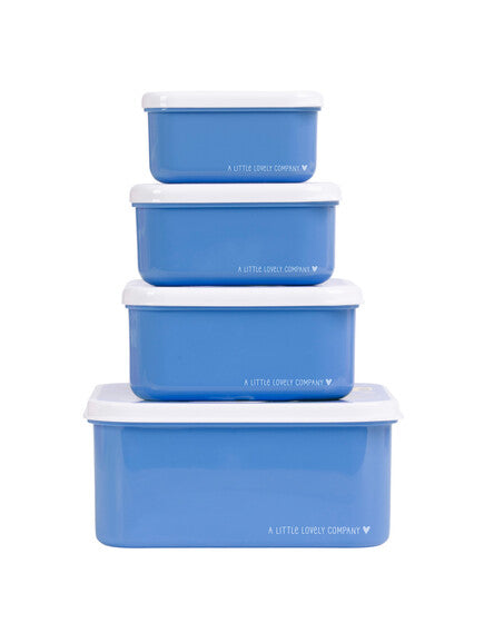 A little lovely company: Σετ 4 δοχεία φαγητού Lunch & Snack Box