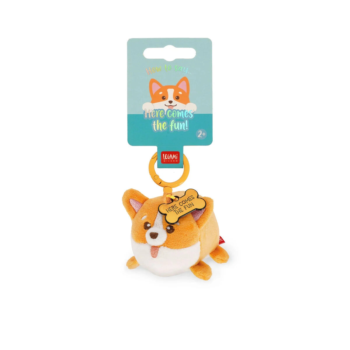 Legami Plush – Super Soft Tiny Corgi Keyring