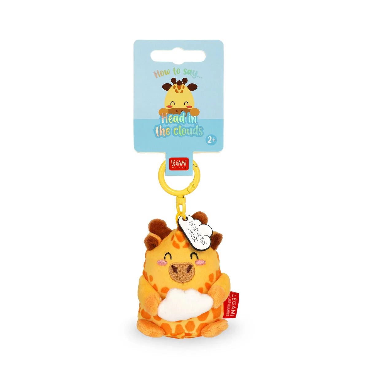 Legami Plush – Super Soft! - Tiny - Giraffe - Keyring