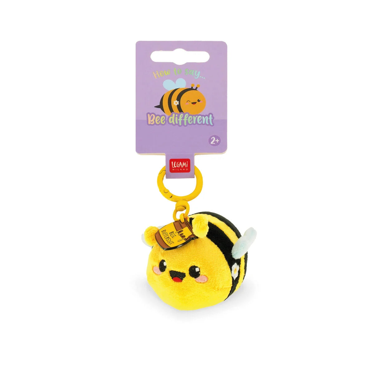 Legami Plush – Super Soft! - Tiny - Bee -Keyring