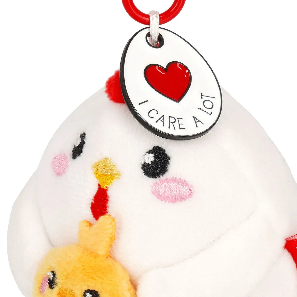 Legami Plush – Super Soft! - Tiny - Hen - Keyring